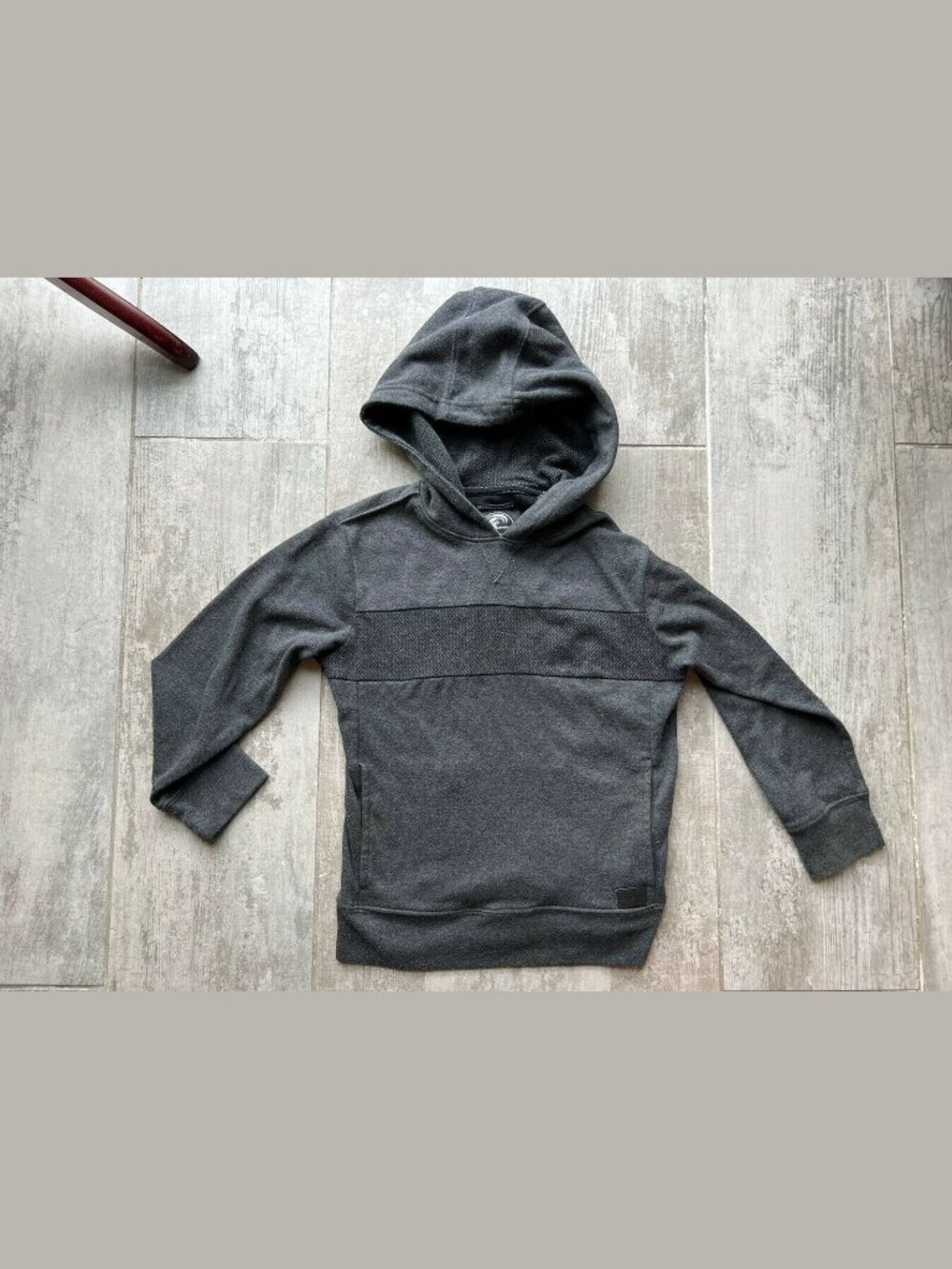 O'NEILL Hoodie Sweatshirt Boys Kids Charcoal Gray Pullover California Surf M 5/6